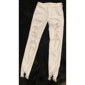 White American eagle jeans